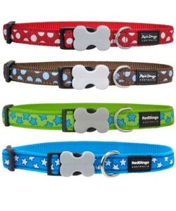 RedDingo ster/stip halsband 25mm 41-64cm