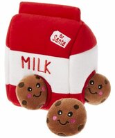 ZippyPaws Burrow Santa's Milk and Cookies