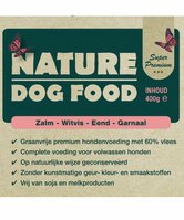 Nature Dog Food Zalm, witvis, eend en garnaal